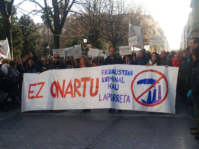 Milaka gipuzkoarren haserrea batu zuen, erraustegiaren aurkako protestaldiak