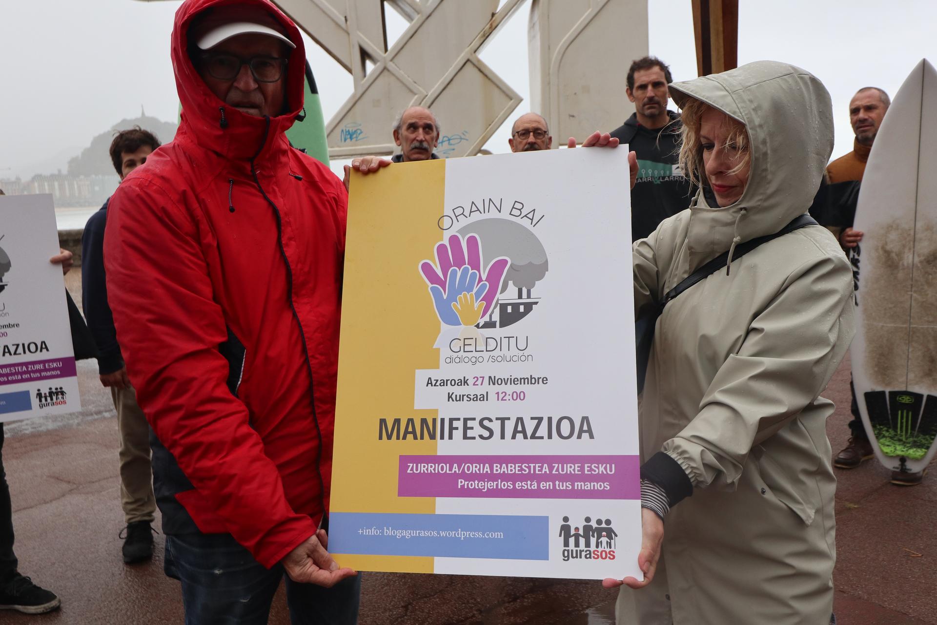 Itsasoratu nahi duten erraustegiaren kutsadurari harresi "sendo eta garaiezina" eraikitzeko deia egina du GuraSOSek