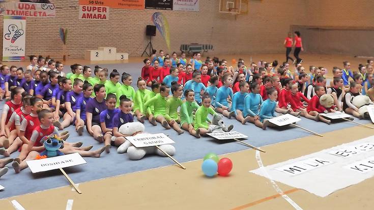 Gimnasia erritmikoaz gozatzeko aukera maiatzaren 11 eta 12an, Oiardo Kiroldegian
