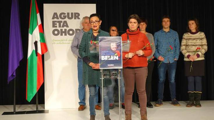 Belen Gonzalez Peñalbaren heriotzaren harira, elkarretaratzea deitu du Sortuk 19:00etan Mikel Laboa plazan