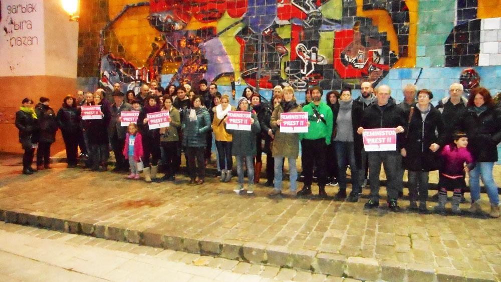 EH-ko Mugimendu Feministak larunbatean Gasteizen deituriko manifestaziora joateko deia