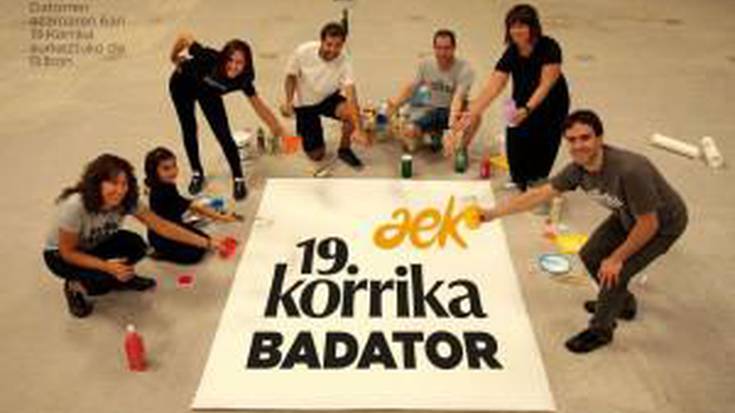 Badator 19. Korrika, kolore biziz gainera