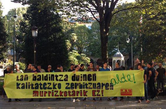 LAB: "Kalitatezko garraio zerbitzua emateko, lan baldintzek ere duinak izan behar dute"