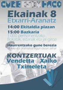Ekainaren 8rako oharrak