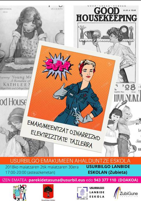 Oinarrizko elektrizitate tailerra emakumeentzat maiatzean