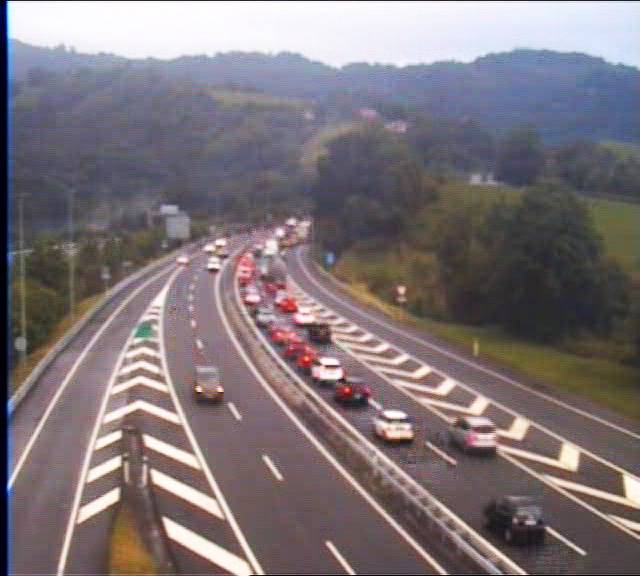 Istripua A8 autopistan