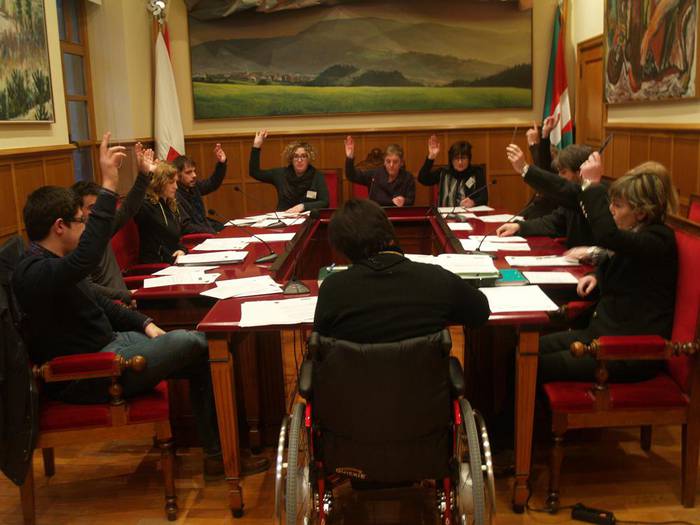 Erabateko adostasuna, osoko bilkuran jorratu diren gaietan