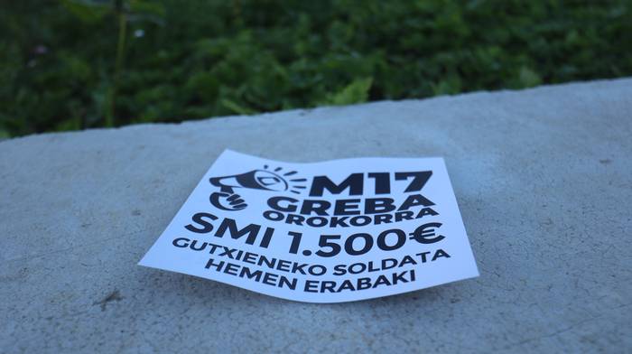 "Gutxieneko soldata hemen eta orain"