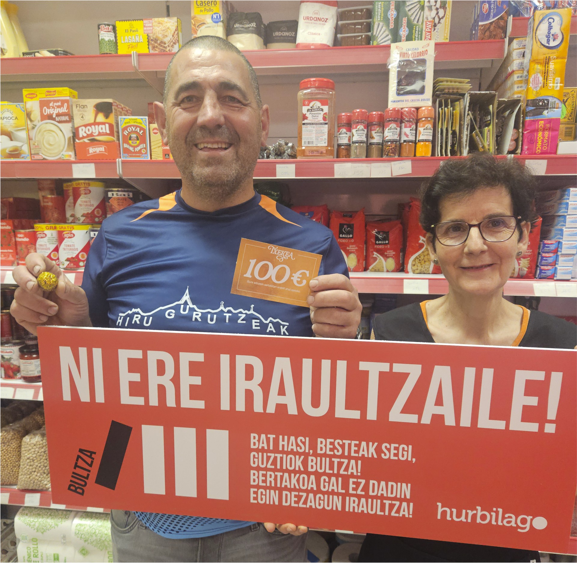 Bigarren urrezko bonboia ere azaldu da