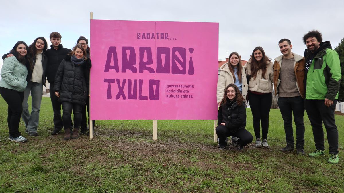 "Badator... Arrobitxulo" murala errotu dute, elkargunearen etorkizuneko kokagunean