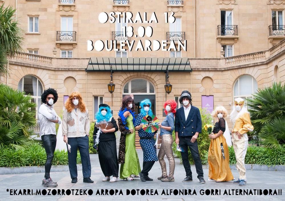 Gipuzkoa Zutik mugimenduak, 18:00etan Bulebarrean biltzeko deia egin du