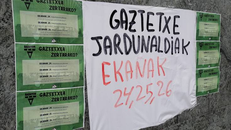 Gaztetxeari buruzko jardunaldiak gaurtik