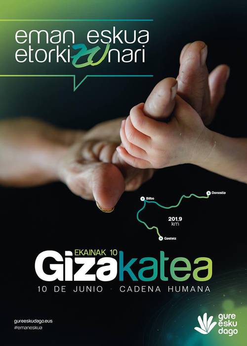 Gaurtik, Gure Esku Dagoren ekainaren 10eko giza-katean izen emateko aukera