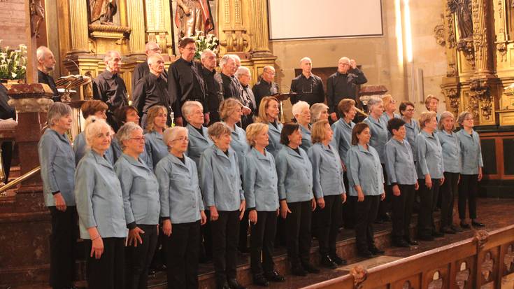 Kontzertua eskaini du Donostiako Easo Cum Jubilo abesbatzak