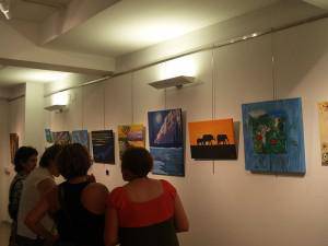 Artzabalgo pintura ikastarokoen lan erakusketa asteburuan