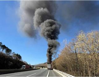 A8 autopista itxiarazi du kamioi baten matxurak Oriorako noranzkoan