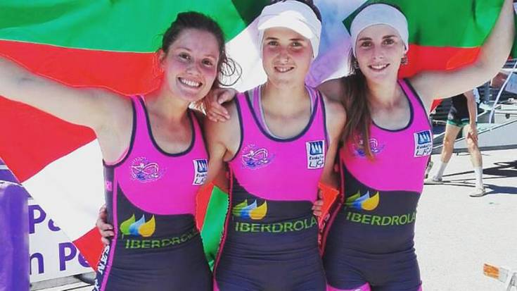 Nagore Arruti, Sarai Lizaso eta Alex Udabe, Kontxako Bandera jokatzeko sailkatuak