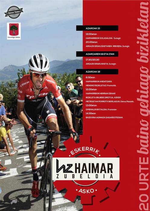 Haimar Zubeldiaren omenaldi eguneko bazkaritarako txartel gehiago salgai