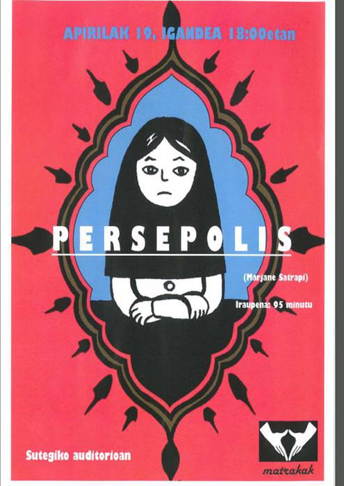 "Persepolis" proiektatuko du Matrakak Taldeak, igandean Sutegin
