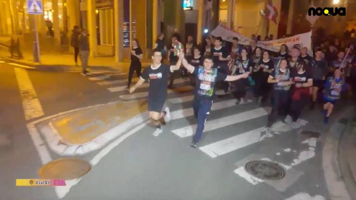 [BIDEOA] #Korrika Usurbilen barrena