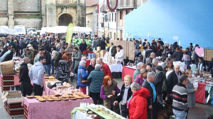 San Tomaseko ferian txorizoa eta taloa gurean