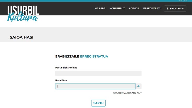 Pasahitza ahaztu al zaizu?