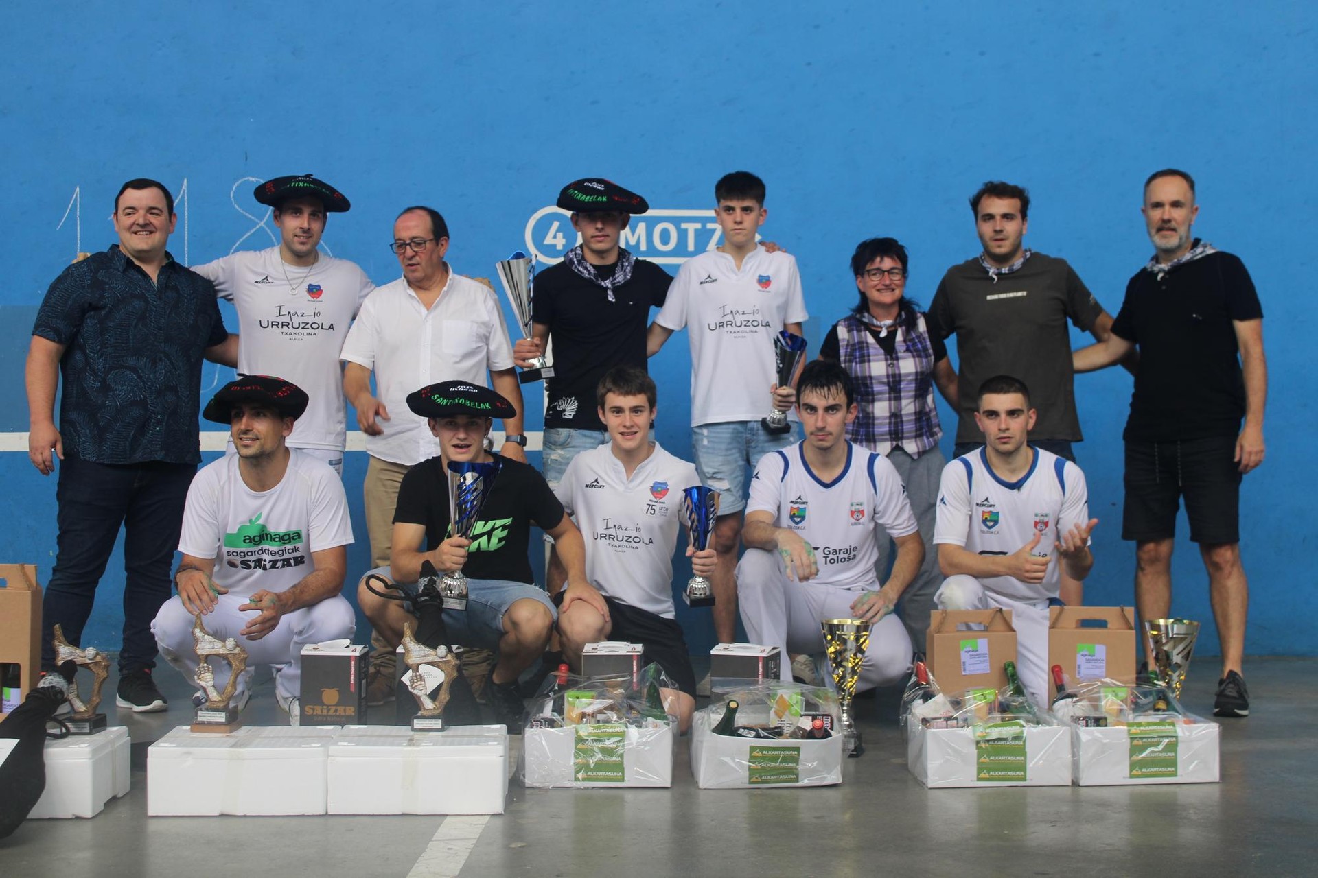 Erabakia, Usurbilgo 53. Pilota Txapelketako finalisten taldea
