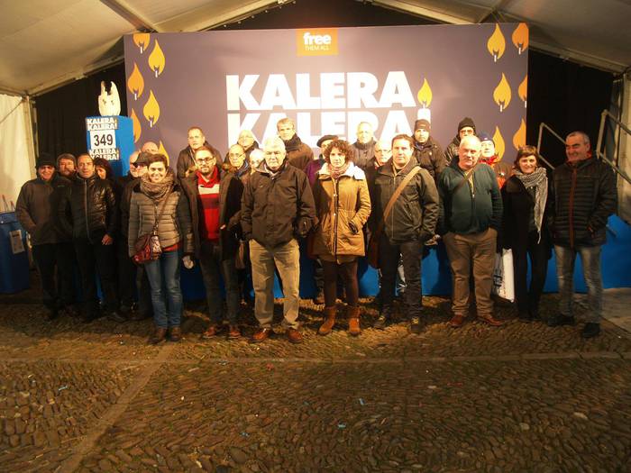 Foro Sozialeko kideak Kaleragunean izan dira