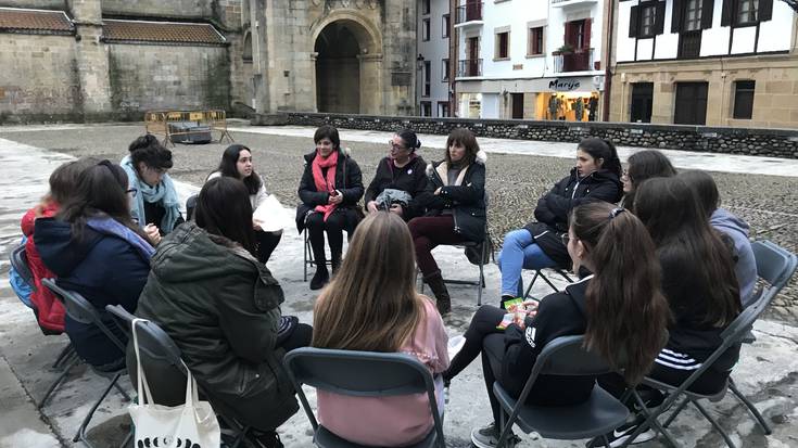 #A25 Emakumeen Kontrako Indarkeria Ezabatzeko Egunean "zuen biolentziari guk autodefentsa feminista"