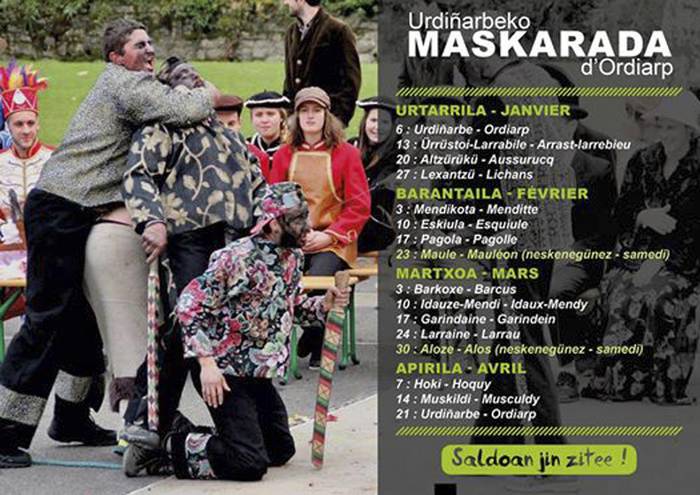 Xiberotarren 2019ko azken maskarada, ekainaren 16an Usurbilen