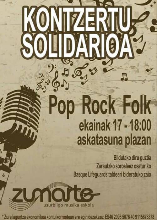 Zumartekoen kontzertu solidarioa 18:00etan, siriar errefuxiatuen alde