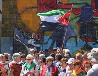 Kantuan Palestinarekin bat egin dute