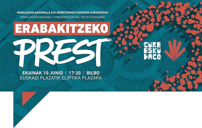 Ekainaren 10eko Gure Esku Dagoren mobilizazioan parte hartzeko deia