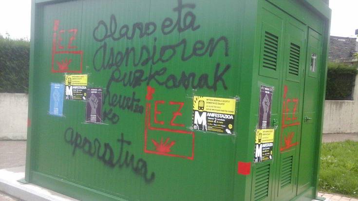 Erraustegiak airearen kalitatean izan dezakeen eragina neurtuko duen kabina laster, Udarregi Ikastola ondoan