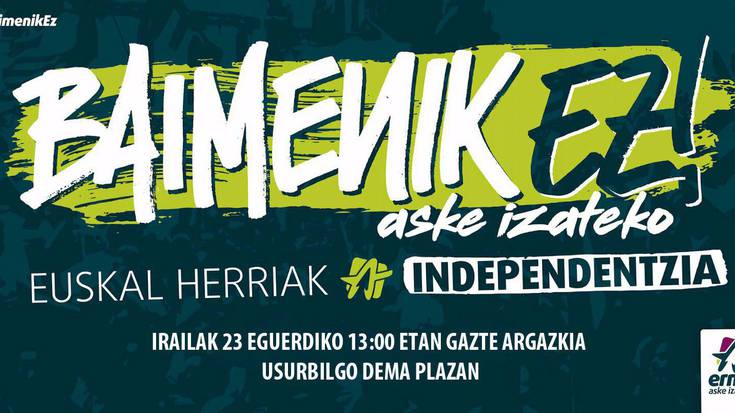 Independentziaren aldeko gazte argazkian parte hartzeko deia larunbatean