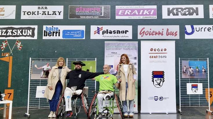 Beñat Lizaso, Euskal Pilota Egokituko Gipuzkoako txapelduna