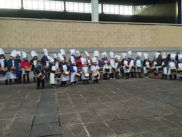 Danbor jole txikien festa, Zubietako frontoian