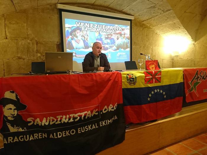 Venezuelari buruzko hitzaldia, Agustin Otxotorenarekin