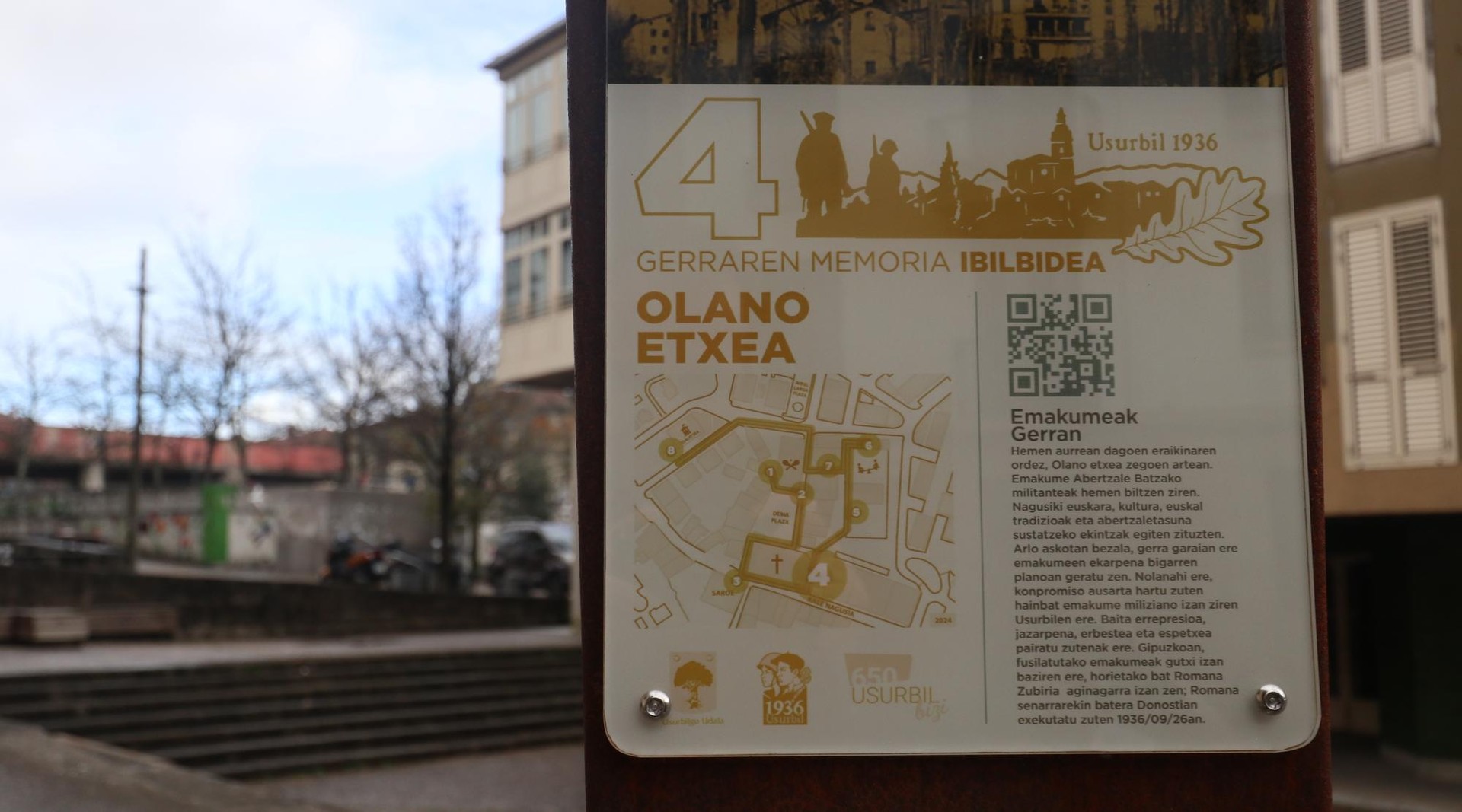 Gerraren memoriaz eta kaleetako kultur sorkuntzaz, datozen bisita gidatuak