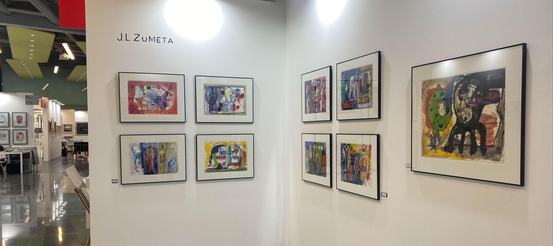 FIG Bilbao arte azokan Jose Luis Zumetaren 15 tenpera batu dituzte