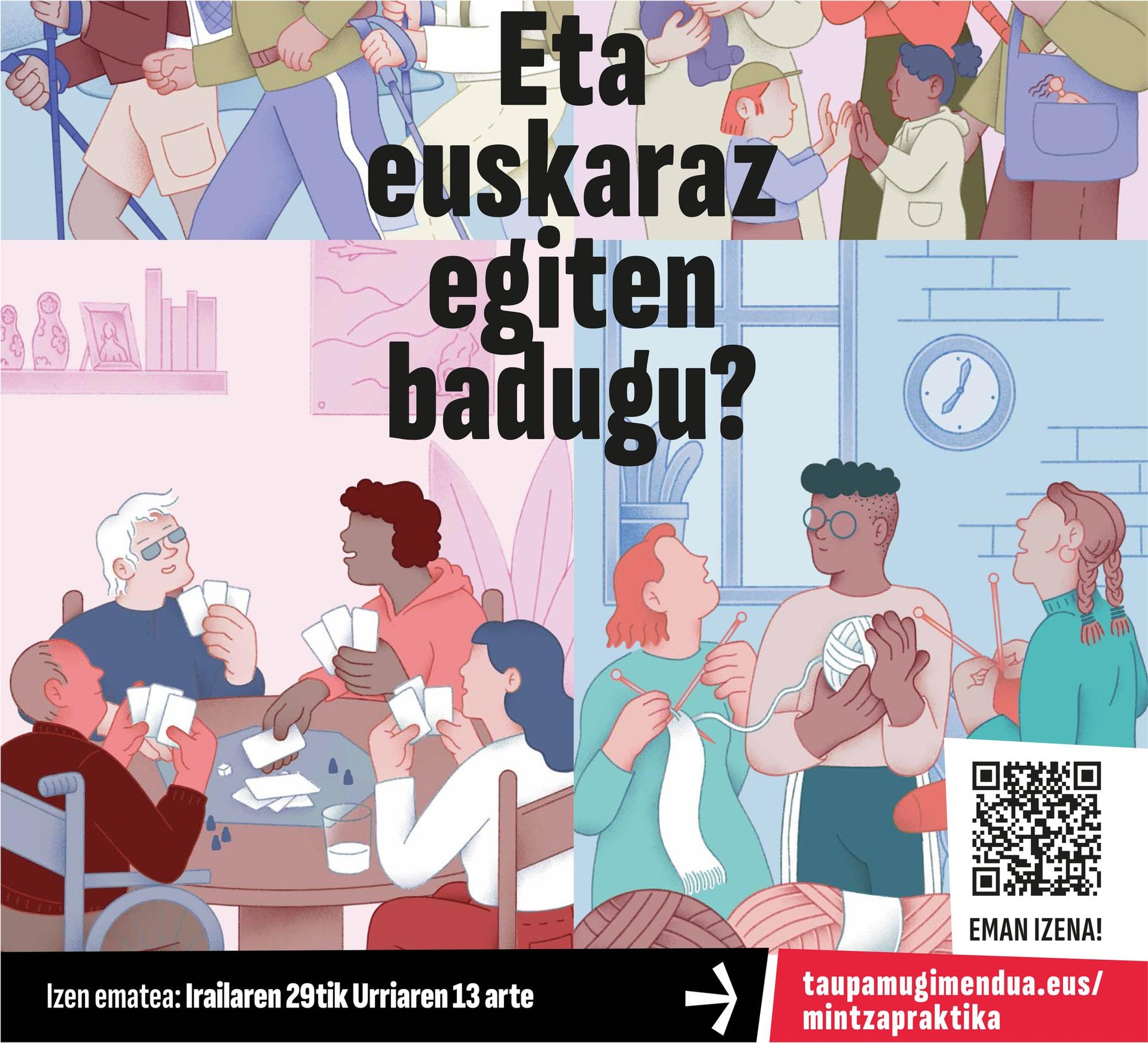 Mintzalagun egitasmoan izena emateko azken eguna