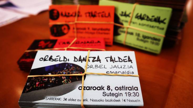 [Kulturaldia] NOAUA!ren kultur zikloko ekitaldietarako txartelak salgai