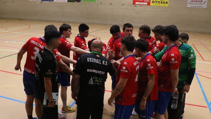 Usurbil Kirol Elkarteko senior mutilen etxeko azkeneko partida