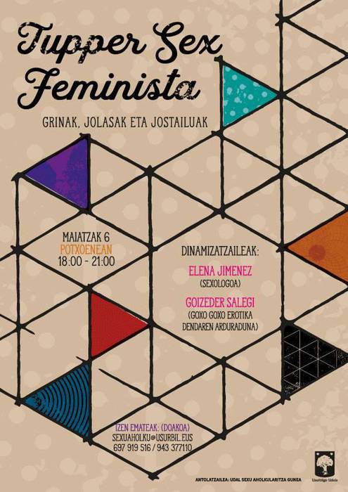 Tupper sex feminista ostiralean