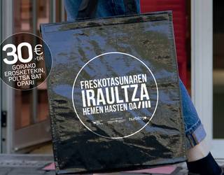 Herrian eginiko erosketen truke, poltsa isotermikoak eskuratzeko aukera gaurtik