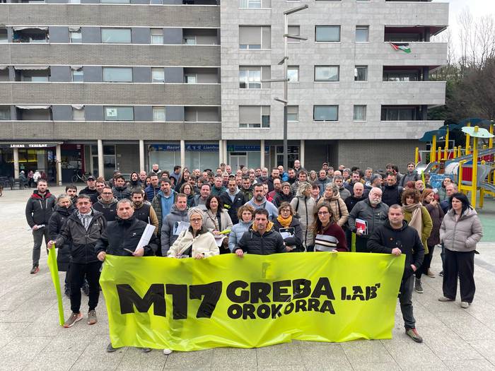 Datorren greba orokorrarekin bat egiteko deia egin du Goierri Buruntzako LAB-ek