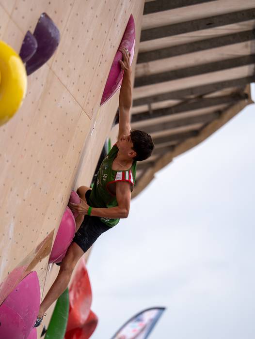 Markel Korta hirugarren gelditu da Espainiako Boulderren Txapelketan
