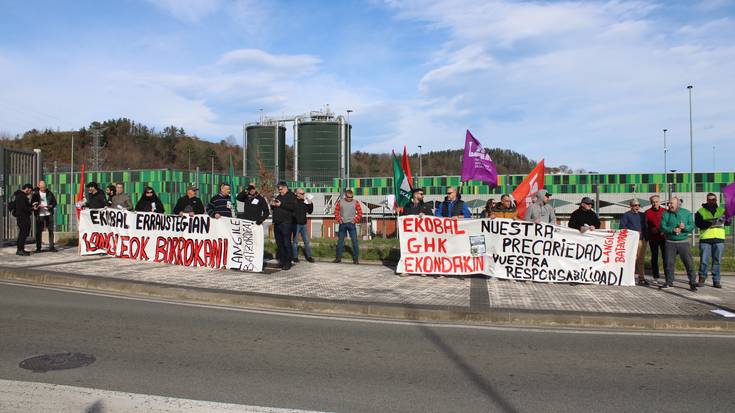 Lanuzte gehiago iragarri dituzte erraustegiko langileek