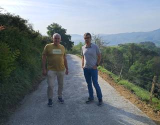 Urkamendi eta Iarbe arteko bidea konponduta