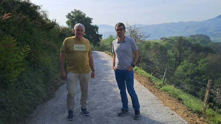 Urkamendi eta Iarbe arteko bidea konponduta